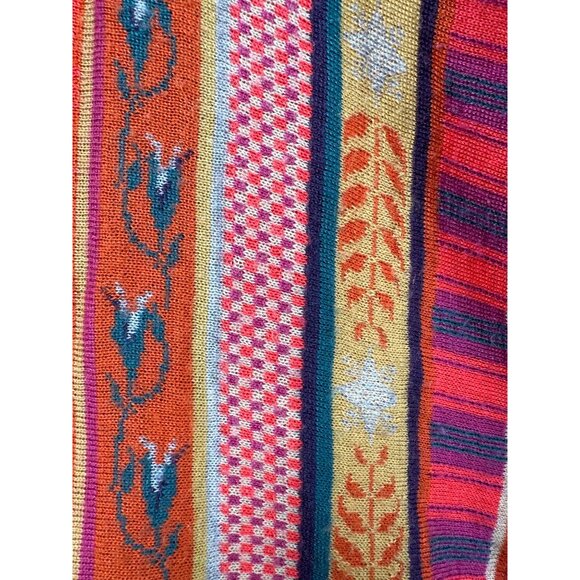 Anthropologie Freeway Womens Cardigan Sz S Boho Southwestern Open Waterfall Hem - Picture 4 of 11